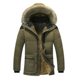 2020 New Thick Down Cotton Hooded Jacket with Fur Collar