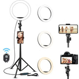 6-Inch Desktop Ring Light for Live Streaming and Makeup