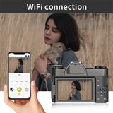 Digital Photo Camera with 16X Zoom and Flip Screen