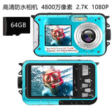Waterproof 2.7K 48MP Digital Camera with Zoom HD368