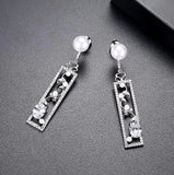 Pearl Earrings, Opal Earrings, Creative Long Earrings