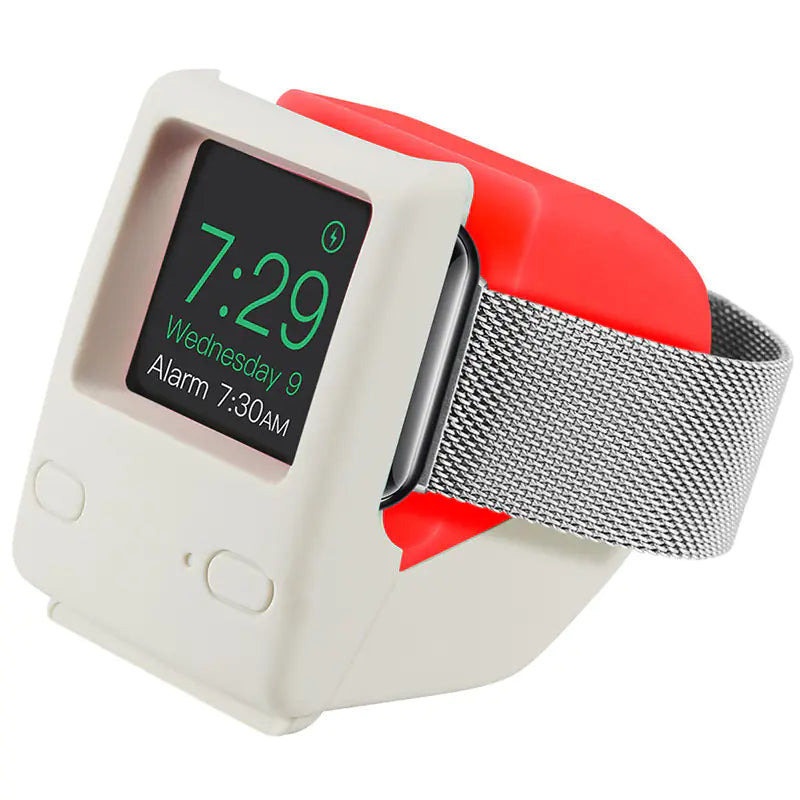 Silicone Charging Dock for Apple Watch Series 4-8
