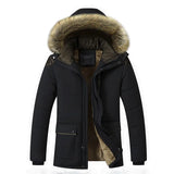 2020 New Thick Down Cotton Hooded Jacket with Fur Collar