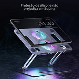 Laptop Stand with Height Adjustment and Cooling Feature