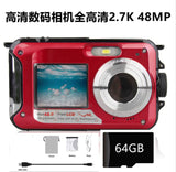 Waterproof 2.7K 48MP Digital Camera with Zoom HD368