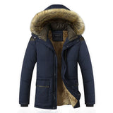 2020 New Thick Down Cotton Hooded Jacket with Fur Collar