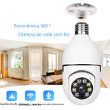 E27 Bulb Camera with 360° Indoor HD Night Vision