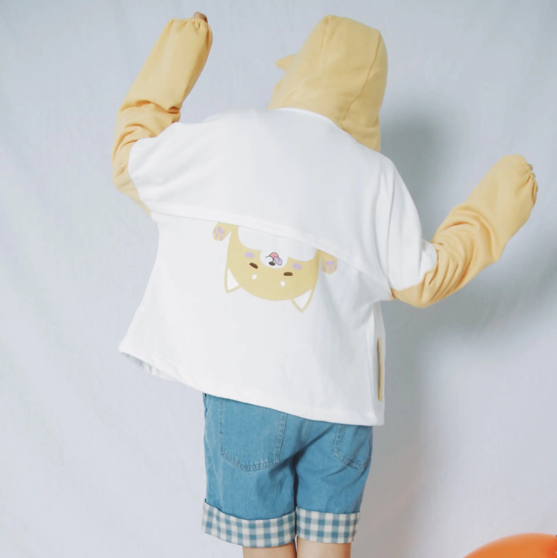 Japanese Fall Apparel Set with Shiba Inu Design