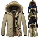 2020 New Thick Down Cotton Hooded Jacket with Fur Collar