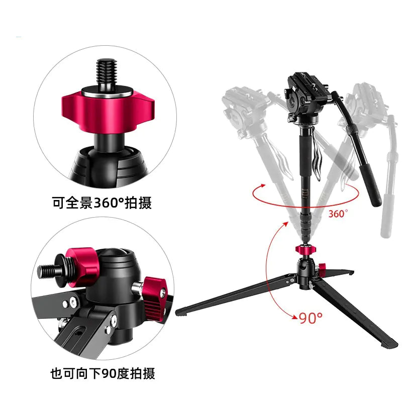 Aluminum Alloy Mini Tripod for Phones and Cameras