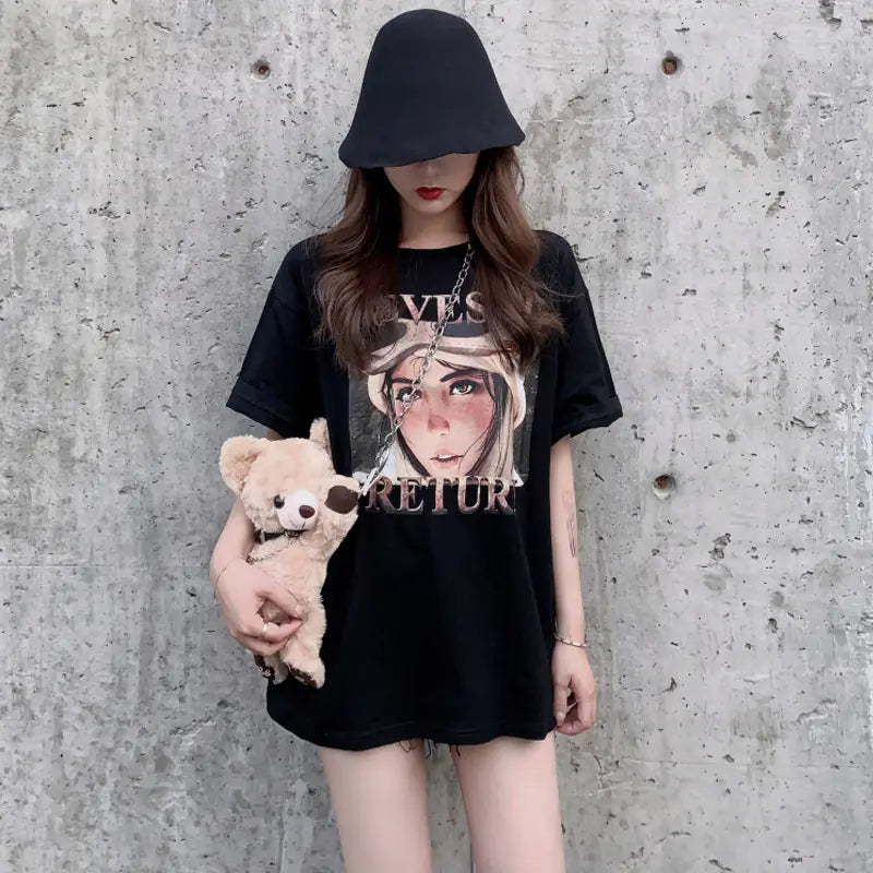 Summer Casual Star Wars Short Sleeve T-Shirt for Women
